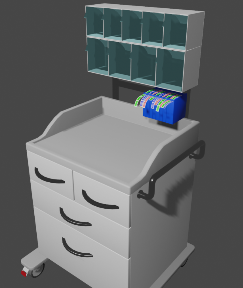 3D modellierter Container