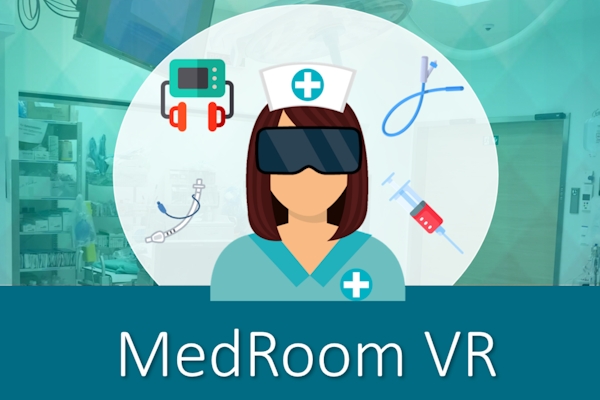 Symbolbild Krankschwester mit VR Brille